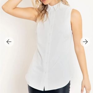 Blackmilk White Business Time Shirt